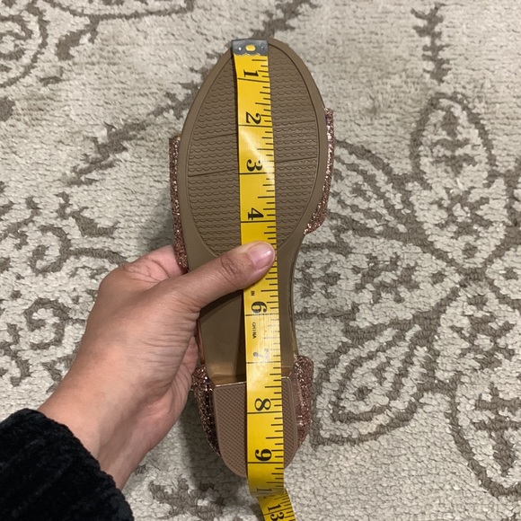 Children’s Place Rose Gold Holiday Dress Shoes youth size 6 - Picture 6 of 8